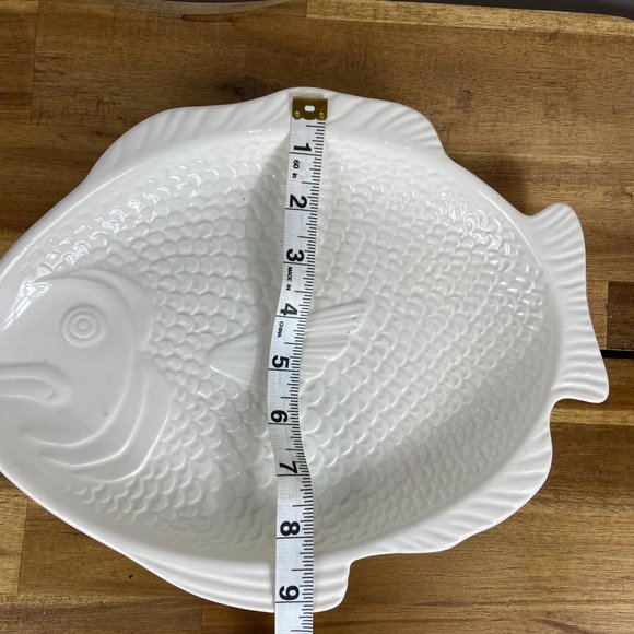Vintage Whittier Pottery of California-White Fish - Picture 4 of 4